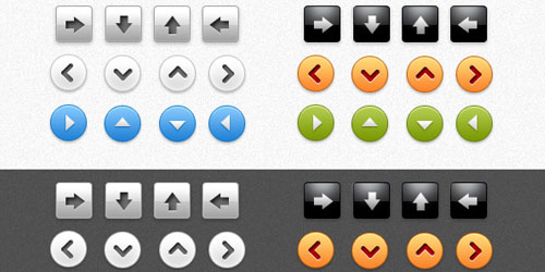 Free Web 2.0 PSD Buttons