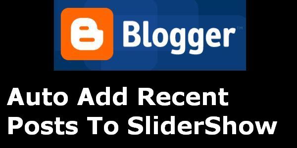 Add Recent Posts To SliderShow