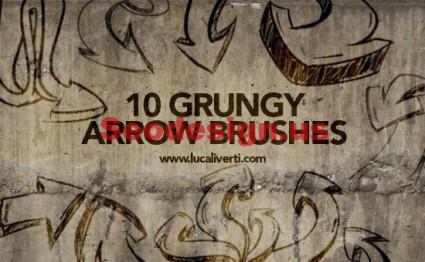 Grunge Arrow Brushes