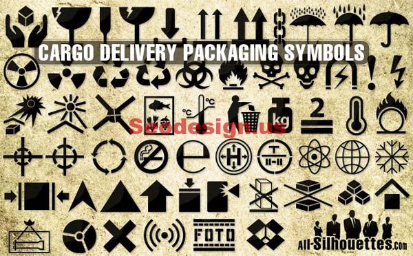 Vector Packaging Symbols Icons