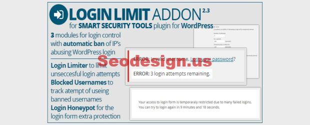 Smart Security Tools: Login Limit Addon