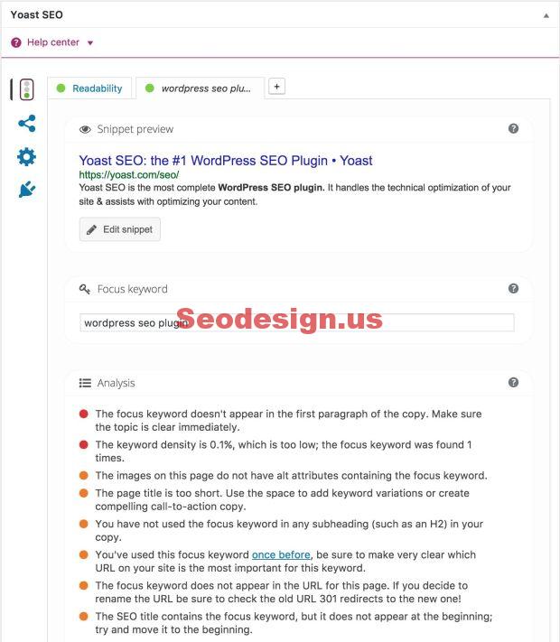 Using SEO Yoast Plugin for WordPress